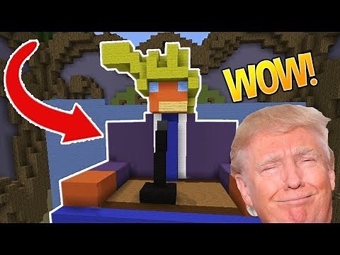 LEGENDARY DONALD TRUMP! (Minecraft Build Battle)