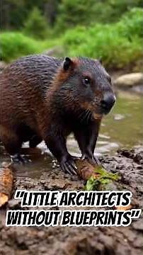 This Beaver Builds Better Than Most Humans I Step by Step Procedure How Beaver Build Dams
