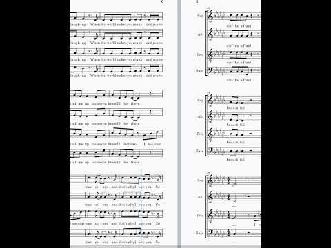True Colors Rehearsal Track SATB