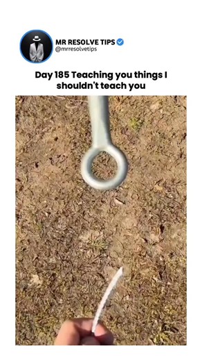 Mr Resolve Tips on Instagram: "Every driver needs this knot. This is the sturdy knot that guarantees your load is absolutely secure, eliminating dangerous shifts or failures. This knot (likely the Trucker's Hitch or similar leveraging knot) is essential because it creates a powerful mechanical advantage. It allows you to apply extreme tension to the rope, turning slack into a drum-tight hold. The result is a high-load anchor that withstands rapid acceleration, braking, and severe vibration. It’s