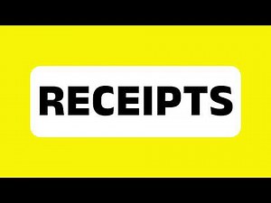 How to Pronounce Receipts (Correctly)