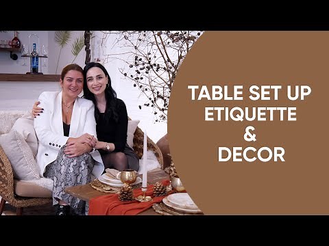 Formal Table Set Up Etiquette & Decor With CozyByMadi | Jamila Musayeva
