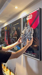 jincaiwen | Design LEGO Millennium Falcon Wall Frame 😍🥰 #lego #legostarwars #legowall #legoframe #legoset #starwars #starwarsfan #millenniumfalcon... | Instagram