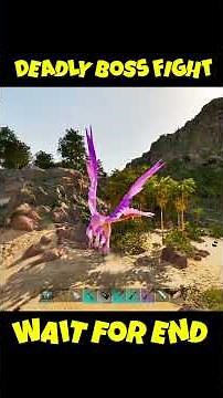 My First Boss Fight In ARK 🔥 Ark Primal Chaos & Descended #ark #viralshorts #viral #arksurvival