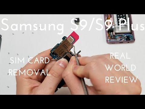 Samsung Galaxy S9/S9 Plus SIM Card Removal (When Stuck)