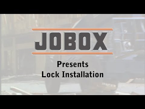 Crescent JOBOX - Lock Installation