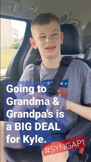 Going to Grandma & Grandpa's. #syngap1