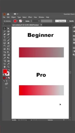 Adobe Illustrator tips - how to use blend tool in illustrator #shorts #adobeillustrator