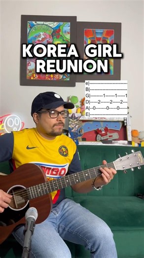 Korea Girl - Reunion guitar tutorial acoustic cover
