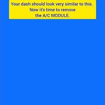 H2 Hummer A/C Module Removal