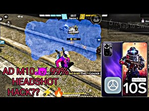 AD M10 👿 99% HEADSHOT HACK?? ⚡🔥