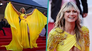 Heidi Klum Has Wardrobe Malfunction On 2023 Cannes Film Festival Red Carpet | Access