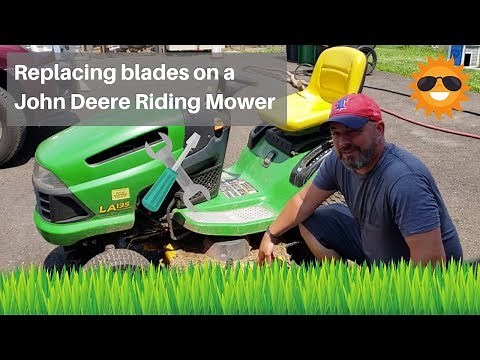 John Deere mower blade replacement