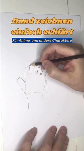 Hand zeichnen - einfach erklärt #zeichnen #anime