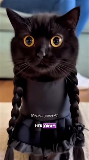 Coco Parrot is calling the cops on Wednesday Addams' witch cat 🚨 LOL #petparrot #viralvideo #funnyparrot #talkingparrot #ParrotComedy #OMG #fypchallenge #postviralシ #foryou #funny #fblifestyle #wholesome #animals #inspiring #reelsfbシ So 🤣 funny macaw parrot 🦜 complaining the cops about Wednesday addem witch cat 🐈🐾 #macaw #viralchallenge #pageviralシ゚ #fyp #catoftiktok #viral #Sora #catlovers #postviralシ2025 #parrotandcop #funnyreelsvideo #funnypage #viralpage #viralreelschallenge #viralreels