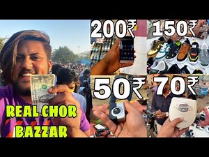 SHOPPING AT REAL CHOR BAZAR😱🔥 |Buy Cheapest Iphone, Camera, Shoes, Doraemon Gadgets