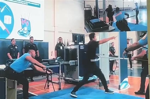 WATCH | NON-LETHAL LAW ENFORCEMENT DEMO Gipakita sa Office of Transportation Security (OTS) ug Philippine National Police (PNP) sa katawhan ang practical demonstration sa bag-ong non-lethal law enforcement device. Usa kini ka "innovative development" sa OTS ug PNP-AVSEGROUP sa pagbatok sa mga hulga sa seguridad sa katawhan sa airport, seaport, ug uban pang transport terminals. | via RMN Manila #TatakRMN | DXDC 621 RMN Davao