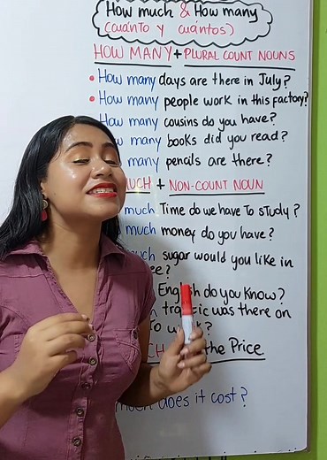 152K views · 13K reactions | How many & How much✅ Explicación fácil | EasyEnglish TV | Facebook