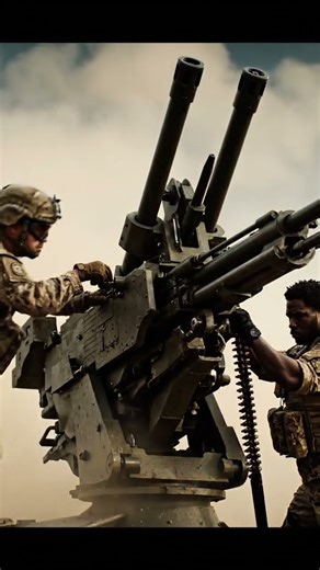 Twin Barrel 23mm Anti-Aircraft Gun | Defense Legend | Epic Military Weapon #armorerworks #brencarrie
