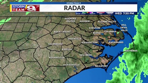 Storm Team 9 Chief Meteorologist Jerry Jackson talks about the potential of wintry precipitation this week in eastern NC. | WNCT-TV