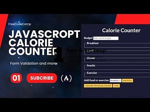 FreeCodeCamp - Javascript - Form Validation by Building a Calorie Counter | Steps - 1