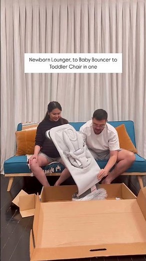 @itsangelatin & Ergobaby Evolve 3 in 1 Baby Bouncer