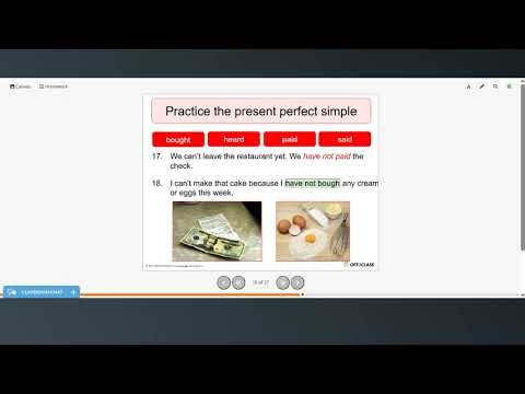Using the Present Perfect Simple Negative Form | B1+ ESL Grammar
