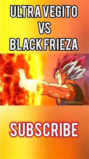 Ultra vegito vs black frieza #goku #dbheros #dragonball