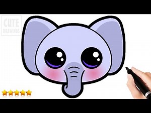 How to draw Dumbo | Draw so Cute Elephant
