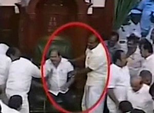 Chaos hits Tamil Nadu floor test! Speaker heckled, chairs thrown, house adjourned | The Economic Times