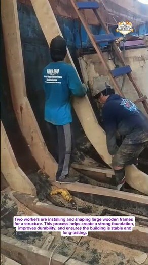 Building a Wooden Structure From Scratch – Hard Work in Action!