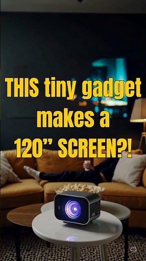 This Mini Projector Changed My Entire Room! 📽️ (Best Viral Gadget 2026) #TechGadgets #shorts