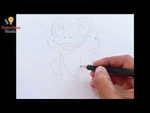 How to Draw a Frog 🐸 | Easy Frog Drawing for Kids & Beginners