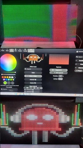 WLED Supports HUB75 Pannels