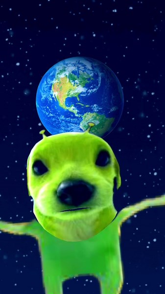 alien dog meme #funny #memes #cheems #gogthealiendog #prettylittlebaby