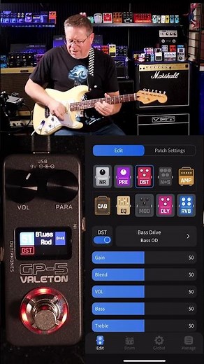 Valeton GP-5 | Bass overdrive