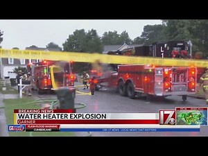 Water heater explosion causes fire in Garner