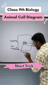 🐾 Animal Cell Diagram in Minutes | Class 9 Biology | Inder Sir