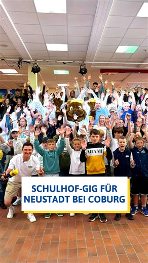 Die Kids von der Realschule Neustadt bei Coburg haben gezeigt: Dranbleiben lohnt sich - unser zweiter ANTENNE BAYERN Schulhof-Gig geht nach Oberfranken! ☺️ Das nächste Voting ist bereits geöffnet - vernetzt euch, spannt eure Lehrer, Familien, Freunde, Nachbarn, Vereinskollegen und alle ein, die klicken können und holt euch den nächsten Mega-Star auf EUREN Pausenhof! 💪 An welche Schule sollten wir als nächstes kommen? 😉