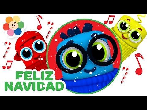 "We Wish you a Merry Christmas" en Español | Canciones de Navidad | Pandilla de Colores | BabyFirst