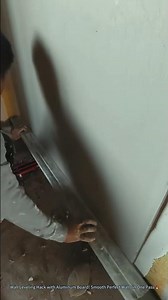 Wall Leveling Hack with Aluminum Board! Smooth Perfect Walls in One Pass 🔥