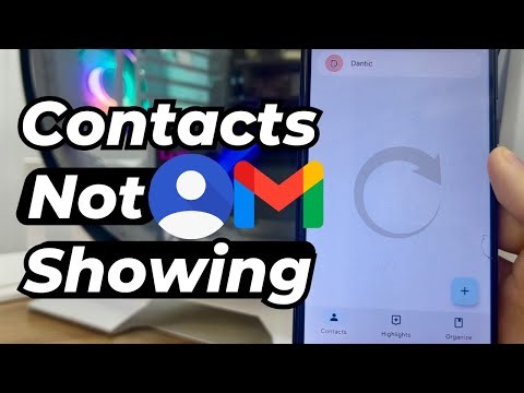 How to Fix Gmail Contacts Not Showing || Email Contacts Show