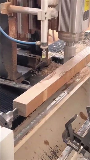 intelligent machine for precise wood block engraving #shorts