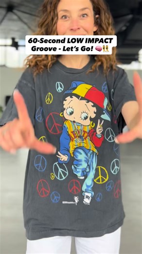Got 60-seconds?? Me too! Let’s groove! You asked for it - 60 seconds. Zero jumping. Full-body activation. Benefits?? Low-impact grooves improve coordination, balance, and brain-body connection and more. Gentle movement still packs power. Happy grooving. I LOVE this track 🎶 #LowImpactHighVibe #DanceForBrainHealth #60SecondMovementHacks #abundancethemovement #dance #danceforlife | Abundance The Movement