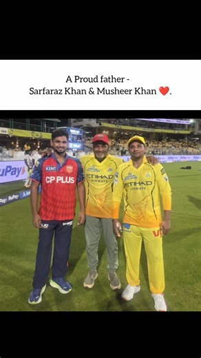 Proud moment for sure… #sarfarazkhan #musheerkhan