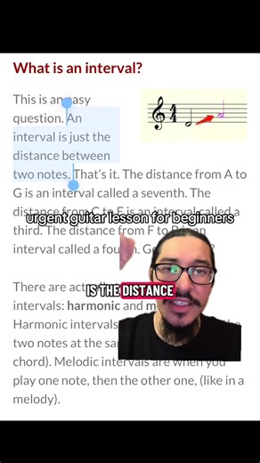 here we’re using intervals to learn how to make major and minor triads. drop a comment if you got any questions. check out my collections for other guitar lessons! #greenscreen #guitarlessons #guitartok #beginner #music
