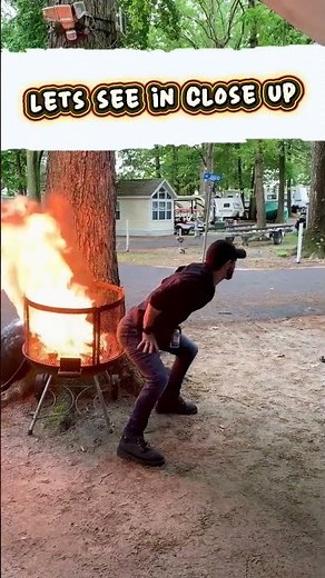 ​I FARTED DIRECTLY ON A FIRE... THIS IS WHAT HAPPENED! 🔥💨 #funnyvideo #funnyshorts