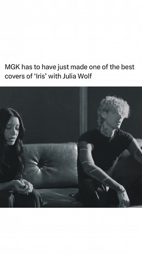 Good Music on Instagram: "MGK has to have just made one of the best covers of ‘Iris’ with Julia Wolf, it’s an classic song! What do you think of this cover? @machinegunkelly 🎶"