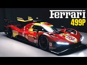 Ferrari 499P Stunning 2024 FIA WEC Livery