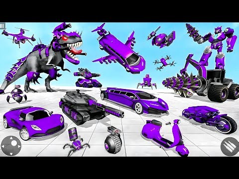 Police Limousine Robot Transform Game 2025 Flying Car Super Battle WW2 - Android Gameplay